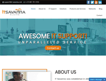 Tablet Screenshot of it-savanna.com